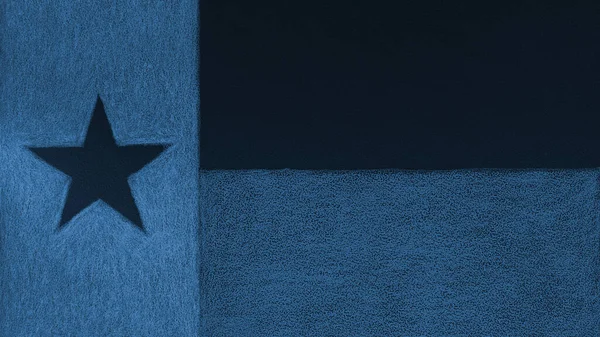 Texas Staatsvlag Donker Patriottische Textuur Achtergrond Blauw Getint Behang Achtergrond — Stockfoto
