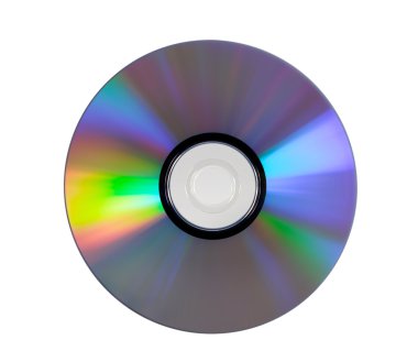cd görünümünü göstermek ışık kırılması kaplı