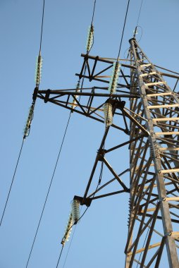 Yüksek voltajlı elektrik hattı