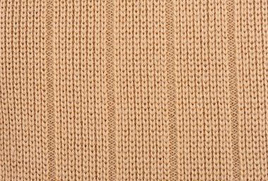 light brown knitted wool