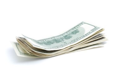 closeup para dolar yığını