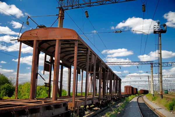 The rusty railway — Stock Photo, Image