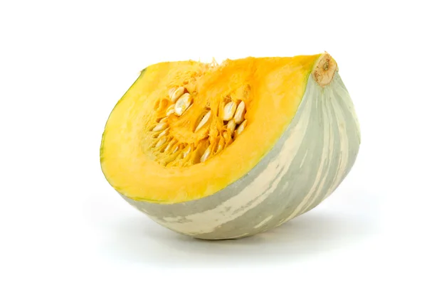 Pumpkin cut with smile seems — Stock Photo, Image