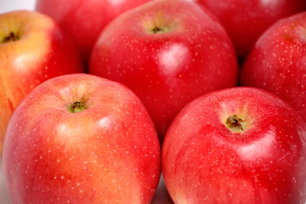 Antecedentes de manzanas rojas — Foto de Stock