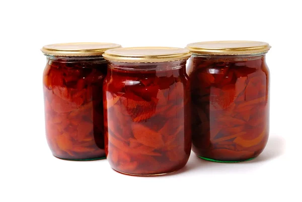 Three preserve of quince jam — Stock Photo, Image