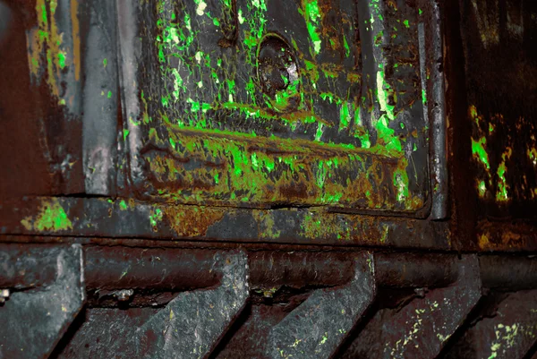 金属表面在有毒的样式 — 图库照片