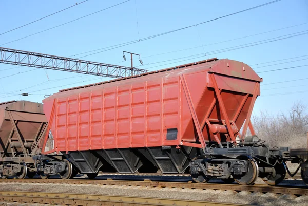 The train with cars for dry cargo — Stock Photo, Image