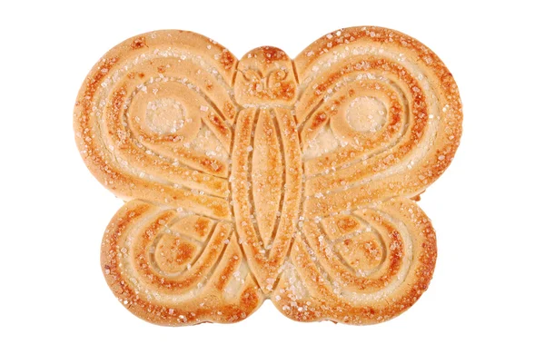 Galletas con azúcar en blanco — Foto de Stock