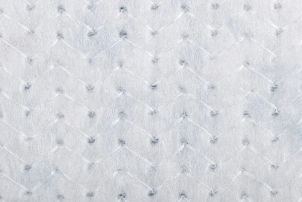 Close-up photo of white stitched fabric — Stock Photo, Image