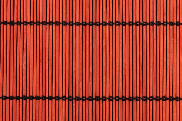 Background from red bamboo table cloth — Stock Photo, Image