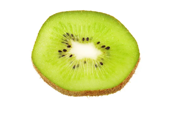 Kiwi slice isolated on white — Stock Photo, Image