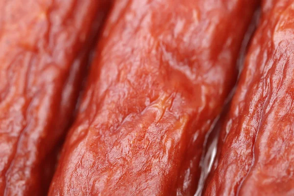 Тло смачних ковбас — стокове фото