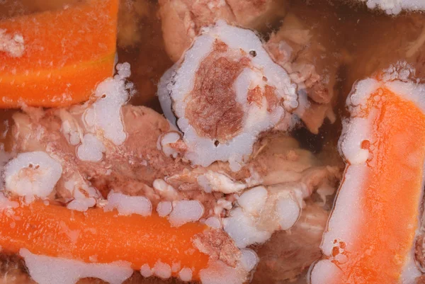 Fondo de la jalea de carne aspic con verduras —  Fotos de Stock