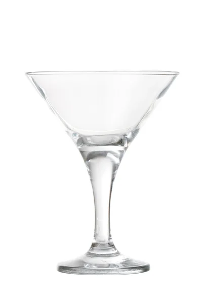 New transparent wineglass on white — Stock Photo, Image