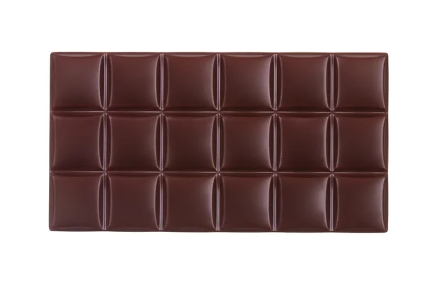 Foto limpia de la barra de chocolate negro — Foto de Stock
