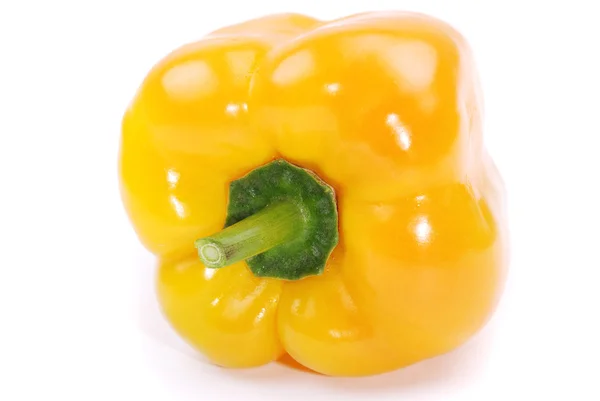 The yellow pepper on white — Stock Photo, Image