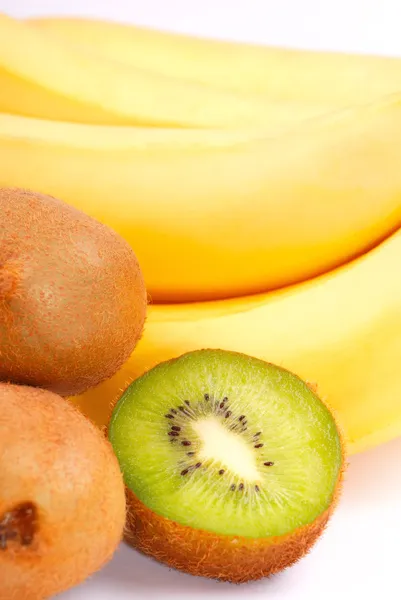 Closeup background from kiwi slice — Stock Photo, Image