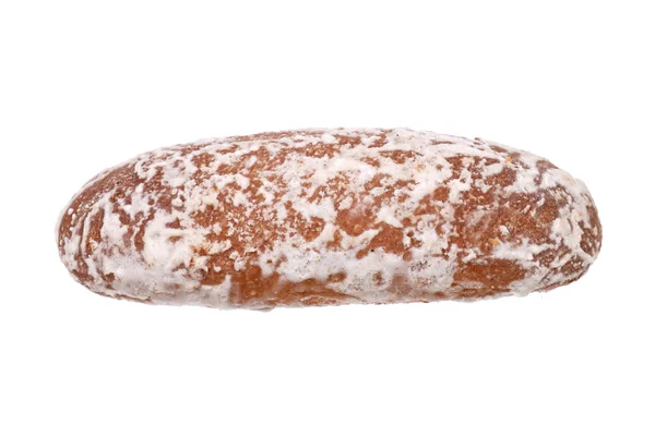 Un panino fresco su bianco — Foto Stock