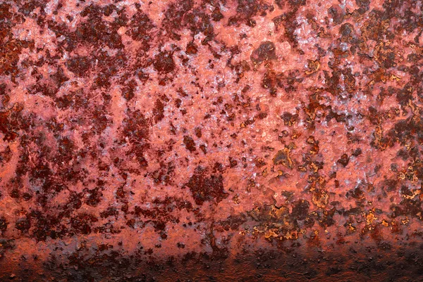 Achtergrond uit rode geschilderde ijzer — Stockfoto