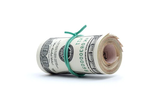 Closeup of money dollars background — Stock Photo, Image