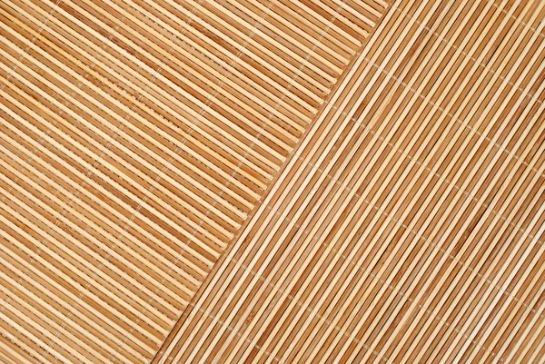 Fundo da toalha de mesa de bambu — Fotografia de Stock
