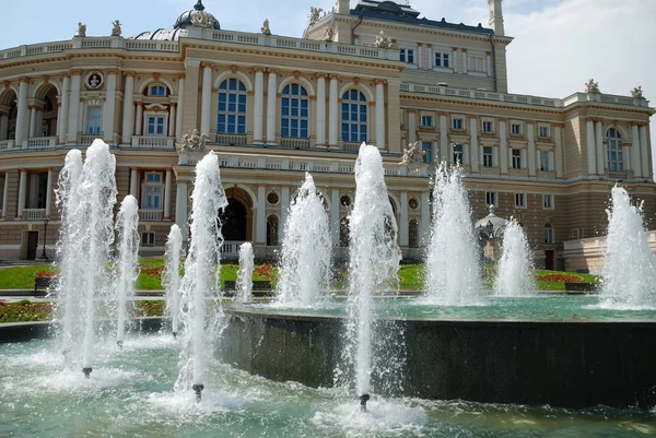 Openbare opera theater in odessa, Oekraïne — Stockfoto