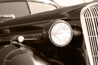 eski vintage Siyah araba