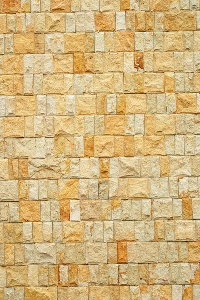 Sfondo da muro di mattoni gialli — Foto Stock