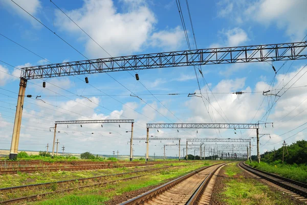 Yaz demiryolu üzerinde göster