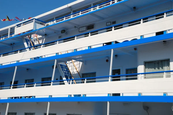 Side of the passenger ship — Stock Photo, Image