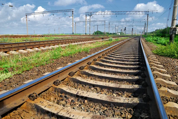 Järnväg infrastruktur — Stockfoto