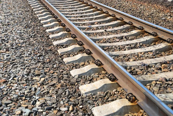 Primo piano della ferrovia — Foto Stock