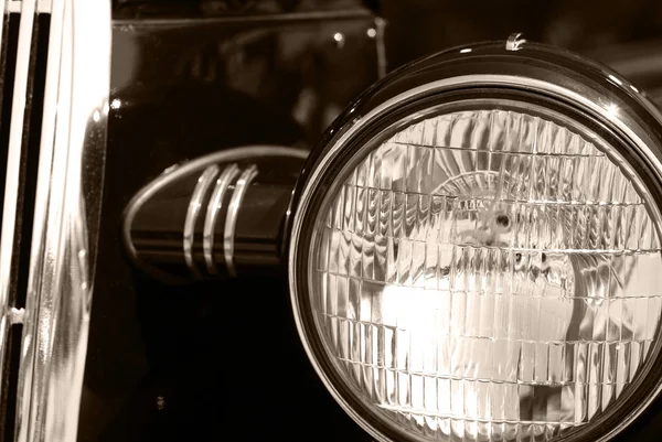 The old vintage black car — Stock Photo, Image