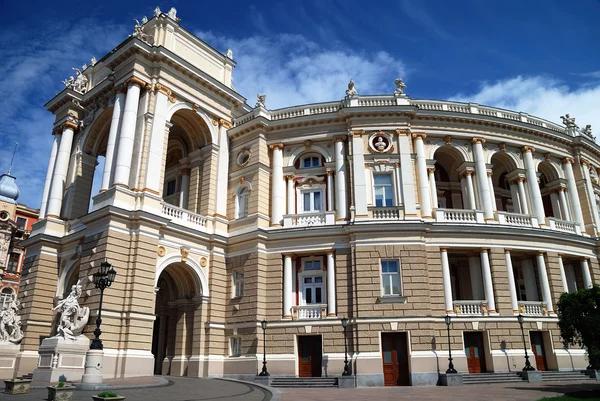 Fachada de ópera en Odessa, Ucrania —  Fotos de Stock