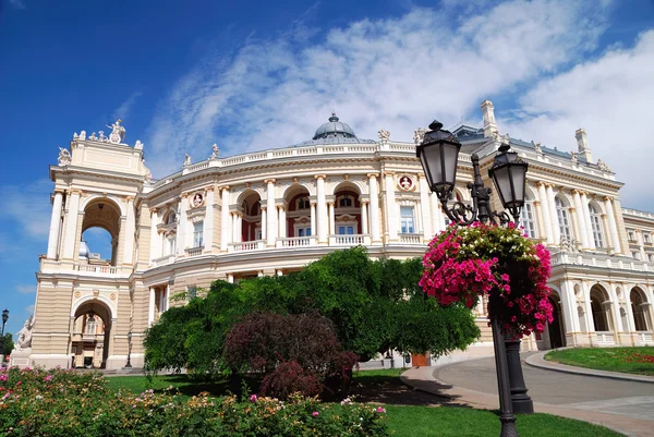 Facade of opera house in Odessa, Ukraine — Stock Photo, Image