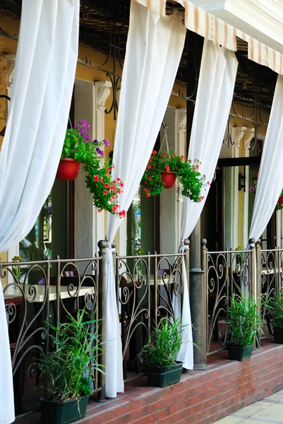 Café al aire libre de verano — Foto de Stock