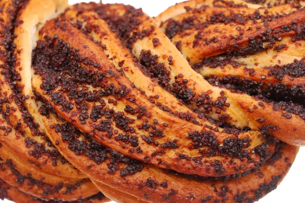 Beyaz üzerine taze çörek — Stok fotoğraf