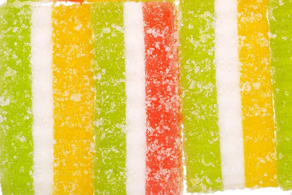 Plastry słodycze tło formularza owoców — Zdjęcie stockowe