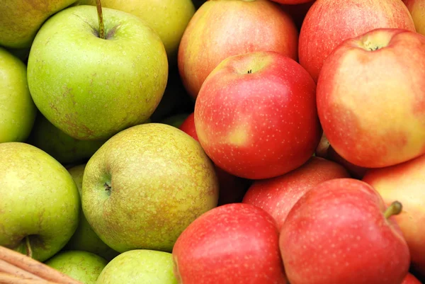 Cultivo de manzana en una cesta — Foto de Stock