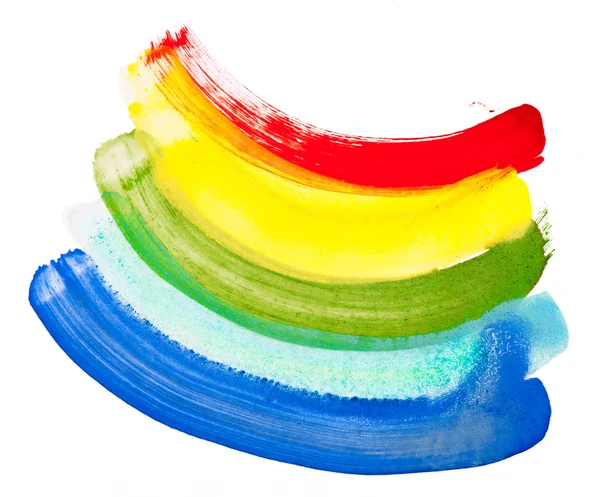 Regenbogen. Aquarellzeichnung auf Papier — Stockfoto