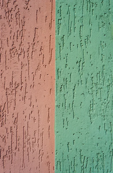 Textura de pared de estuco estriado rojo y verde —  Fotos de Stock