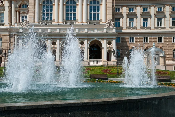 Opera teater i Odessa Ukraine - Stock-foto