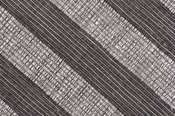 Black and white striped fabric background — Stock Photo, Image