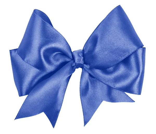 Blue bow — Stock Photo, Image