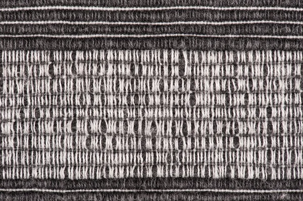Fond de tissu rayé noir et blanc — Photo