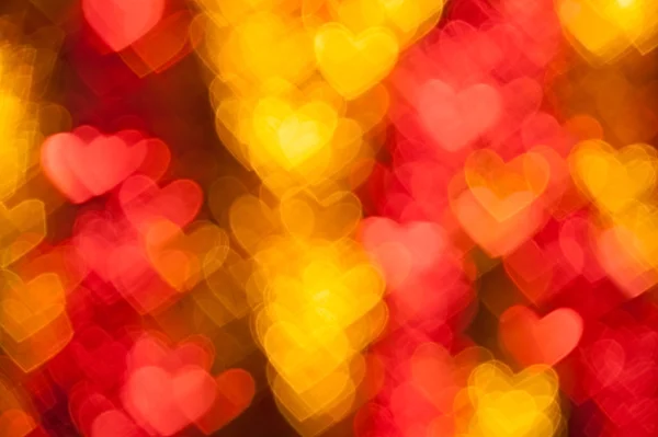Желтый и красный фон сердца — стоковое фото
