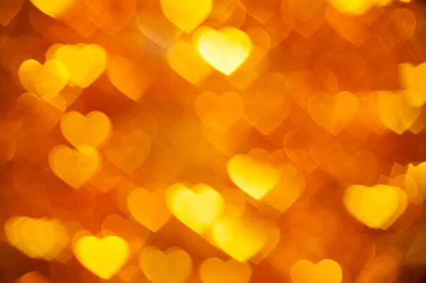 Amarelo corações fundo — Fotografia de Stock