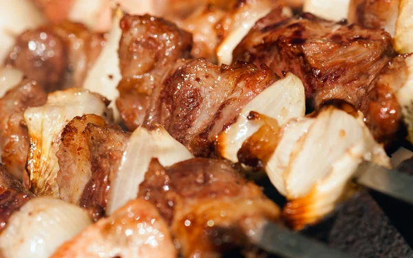 Bbq meat as background — Stock Photo, Image