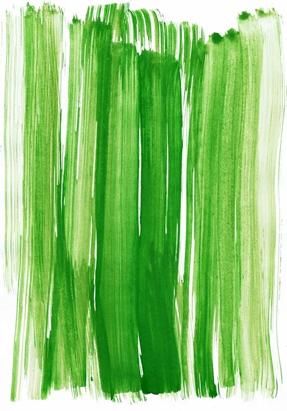 Green watercolor stroke as background — Stock Photo, Image