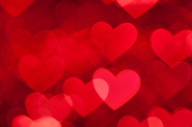 Kırmızı kalpler Böke arka plan